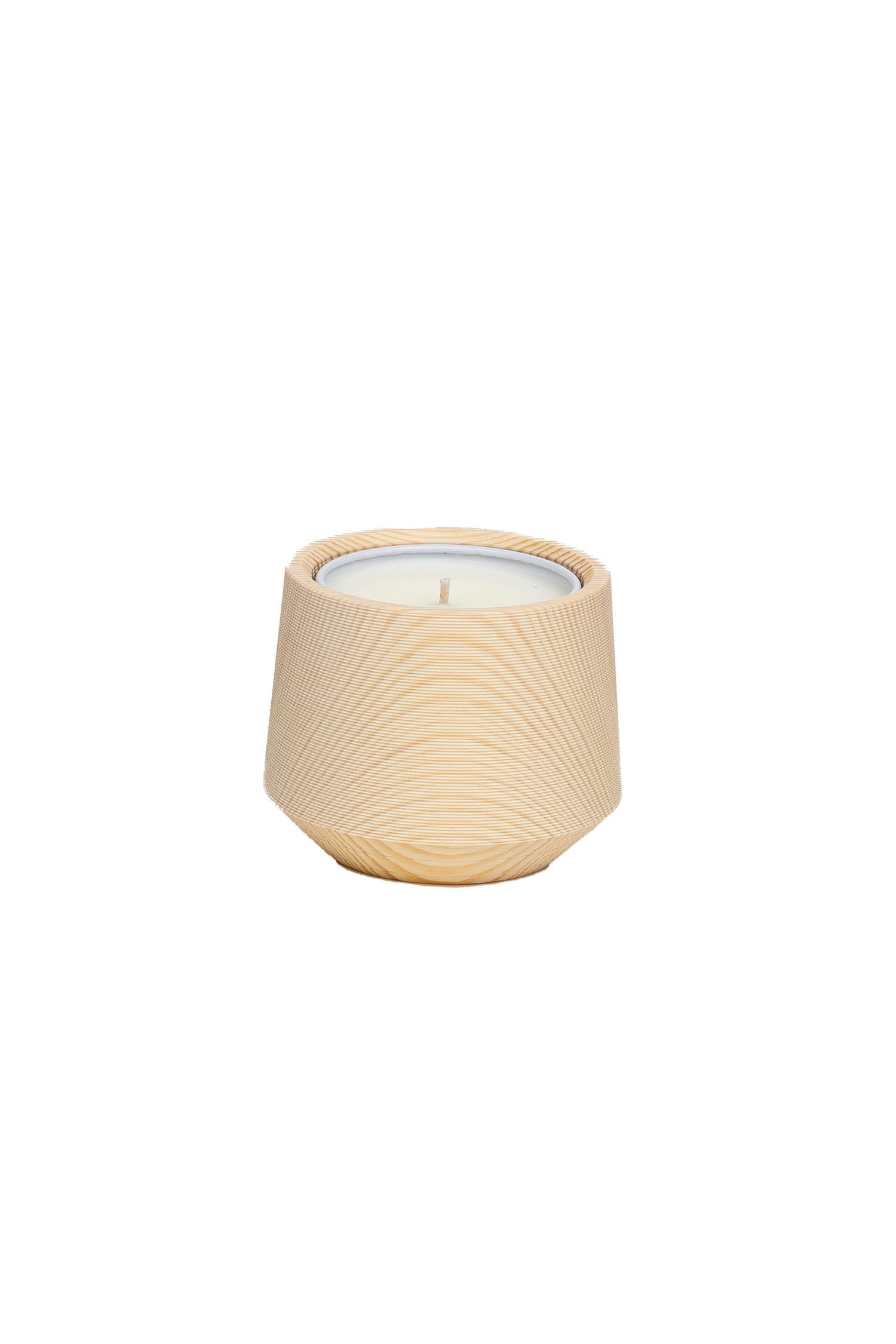 pine candle vessel + scented candle metsä