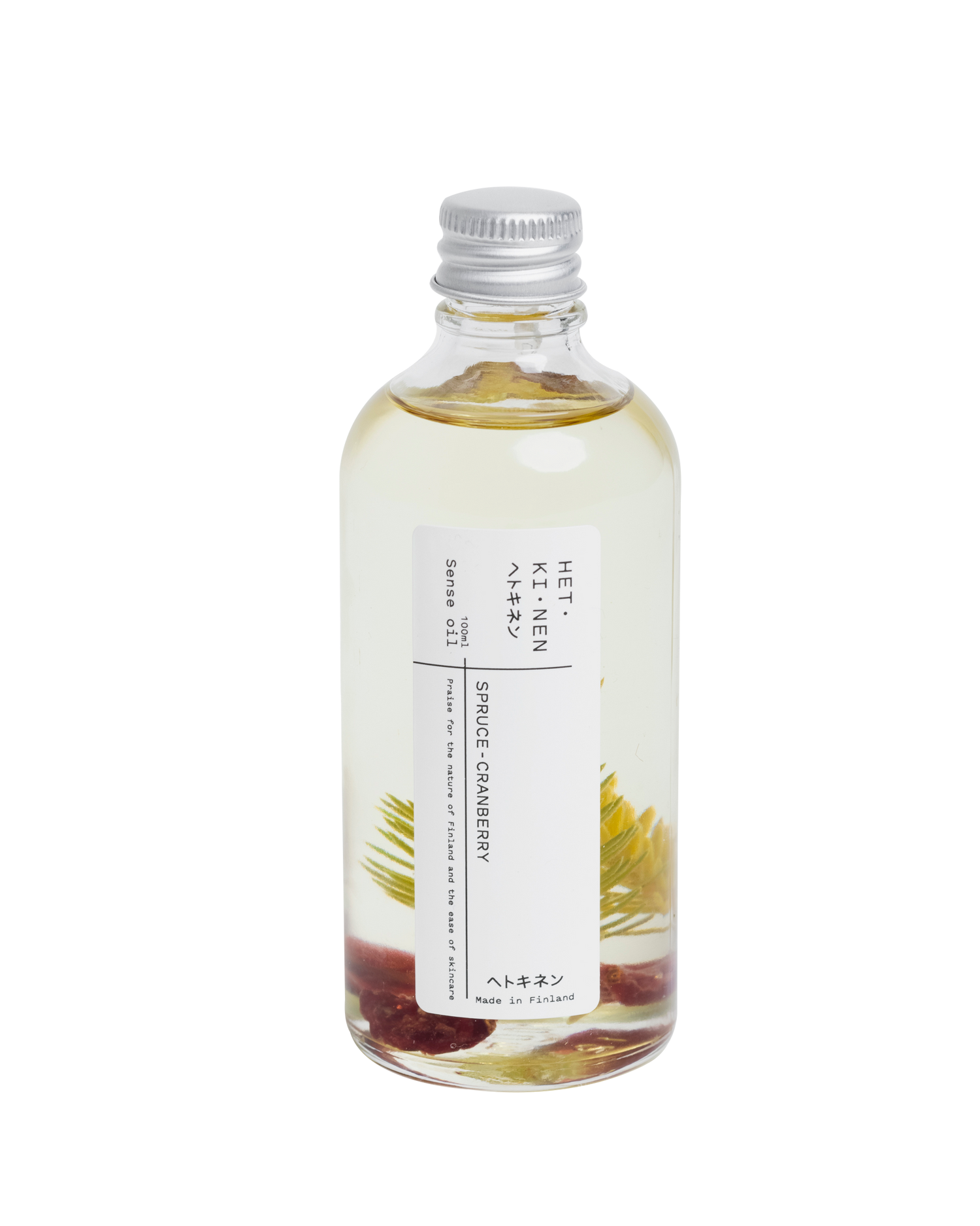 spruce-cranberry natural body oil 100ml