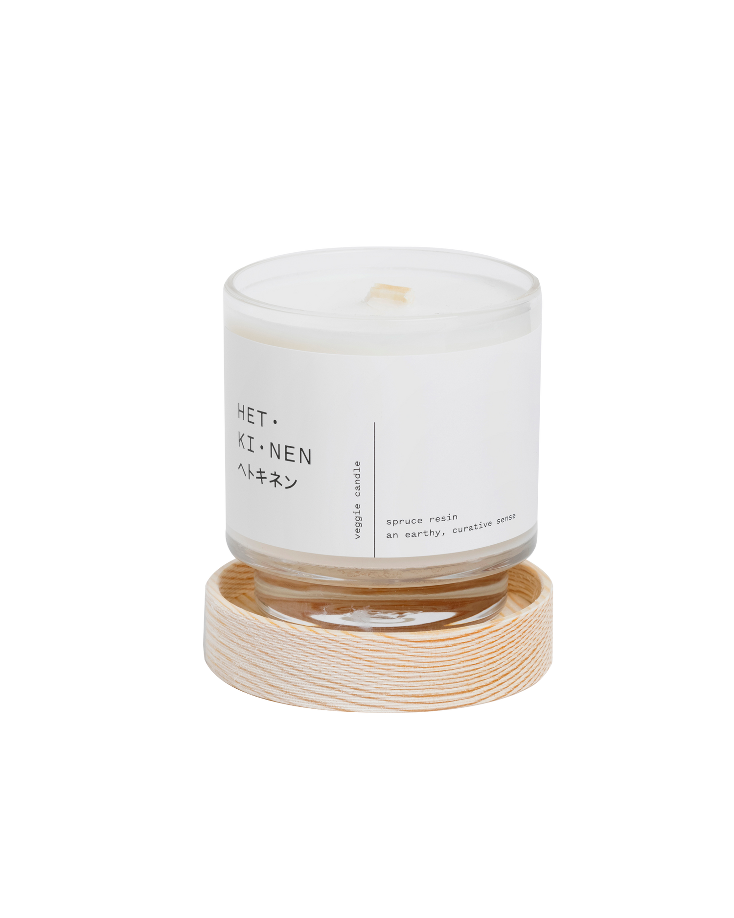 veggie candle spruce resin 260ml