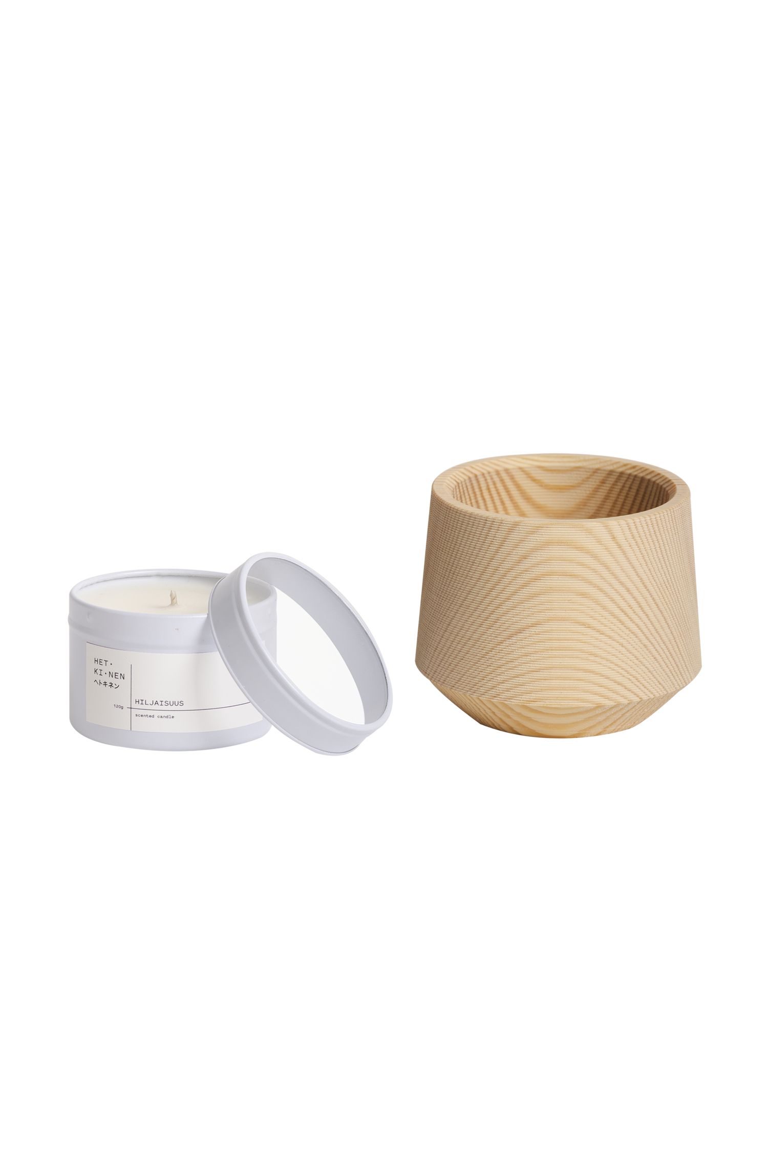 scented candle hiljaisuus refill 3 pack