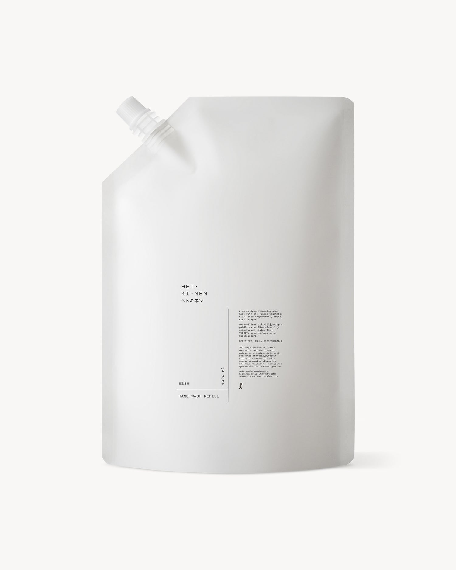 sisu hand wash refill 1000ml