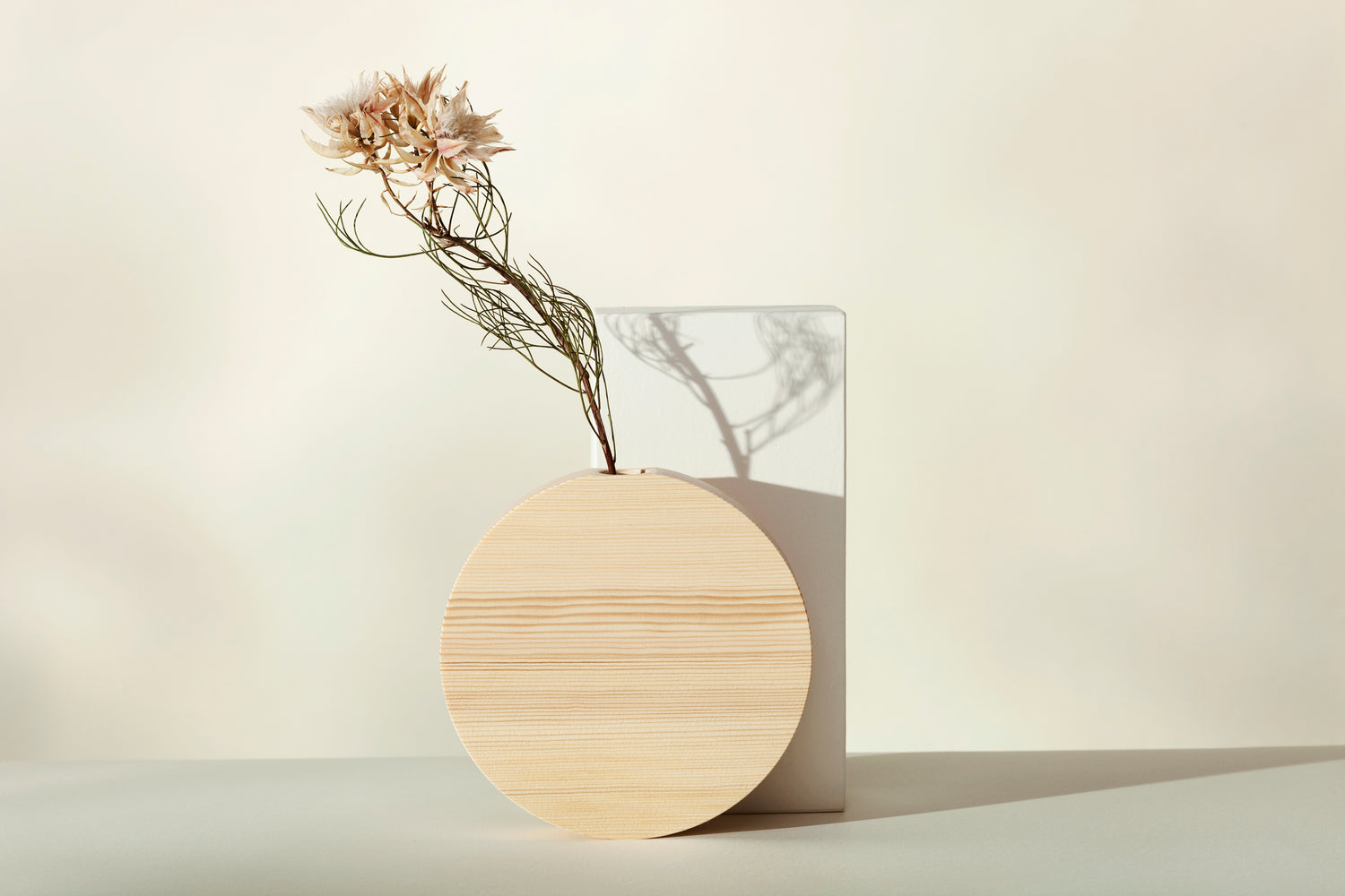 Pine wall vase