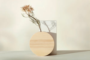 Pine wall vase