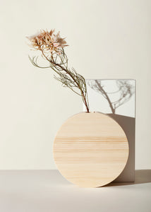Pine wall vase