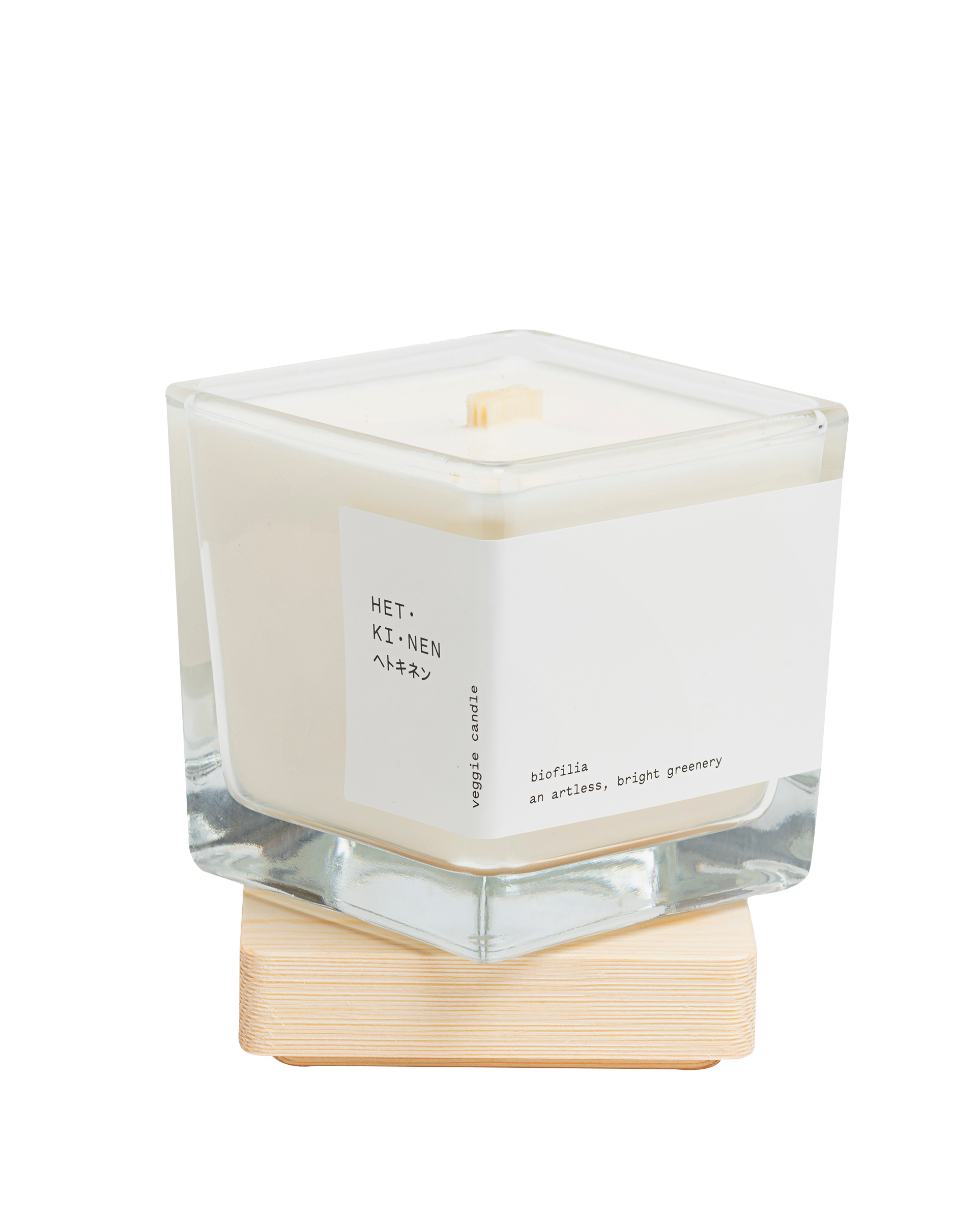 veggie candle biofilia square