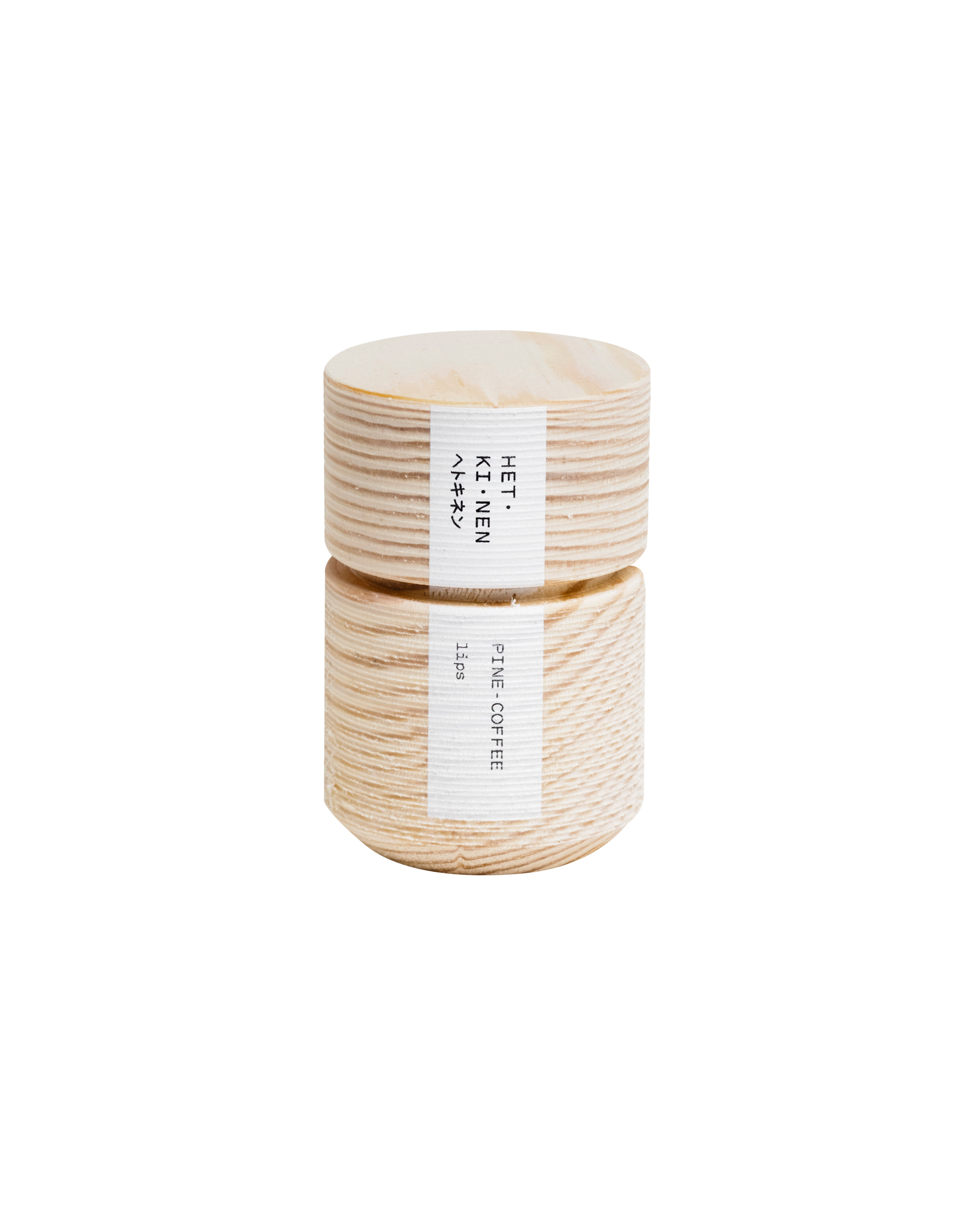 pine-coffee lip balm