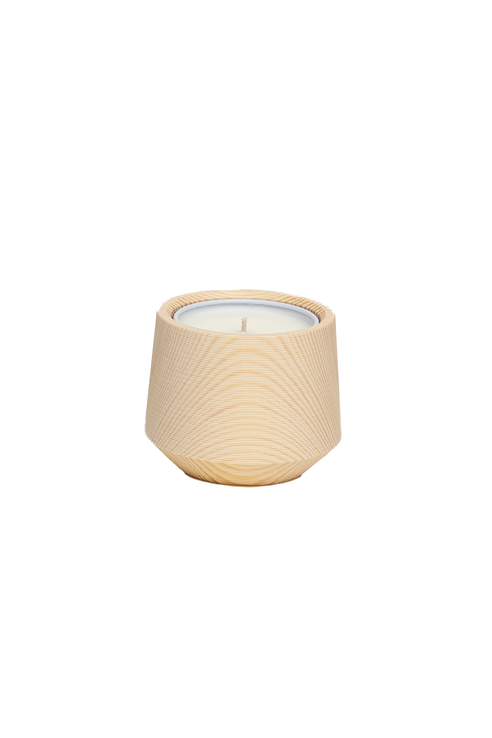 pine candle vessel + scented candle metsä
