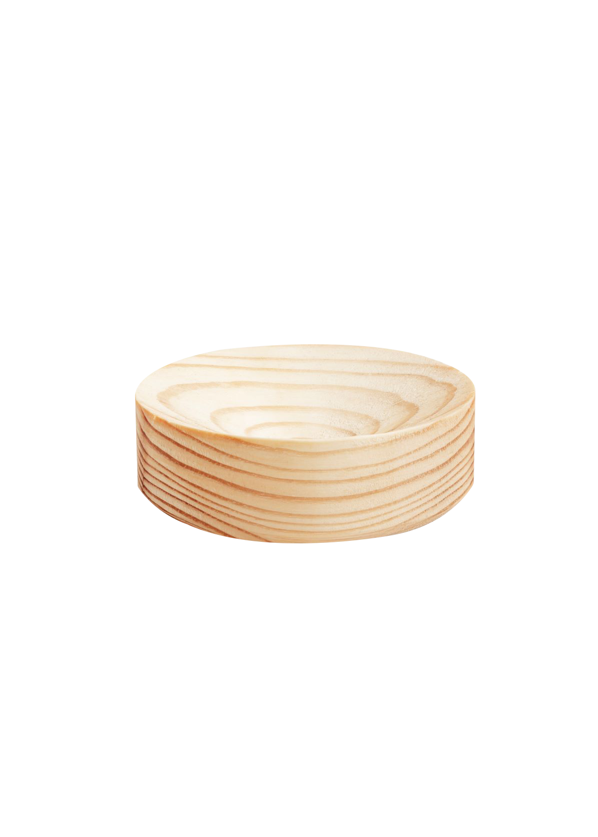 pine soap plate natural round