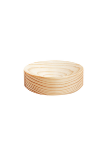 pine soap plate natural round