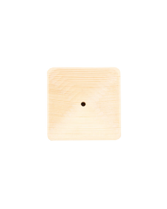 pine soap plate natural square