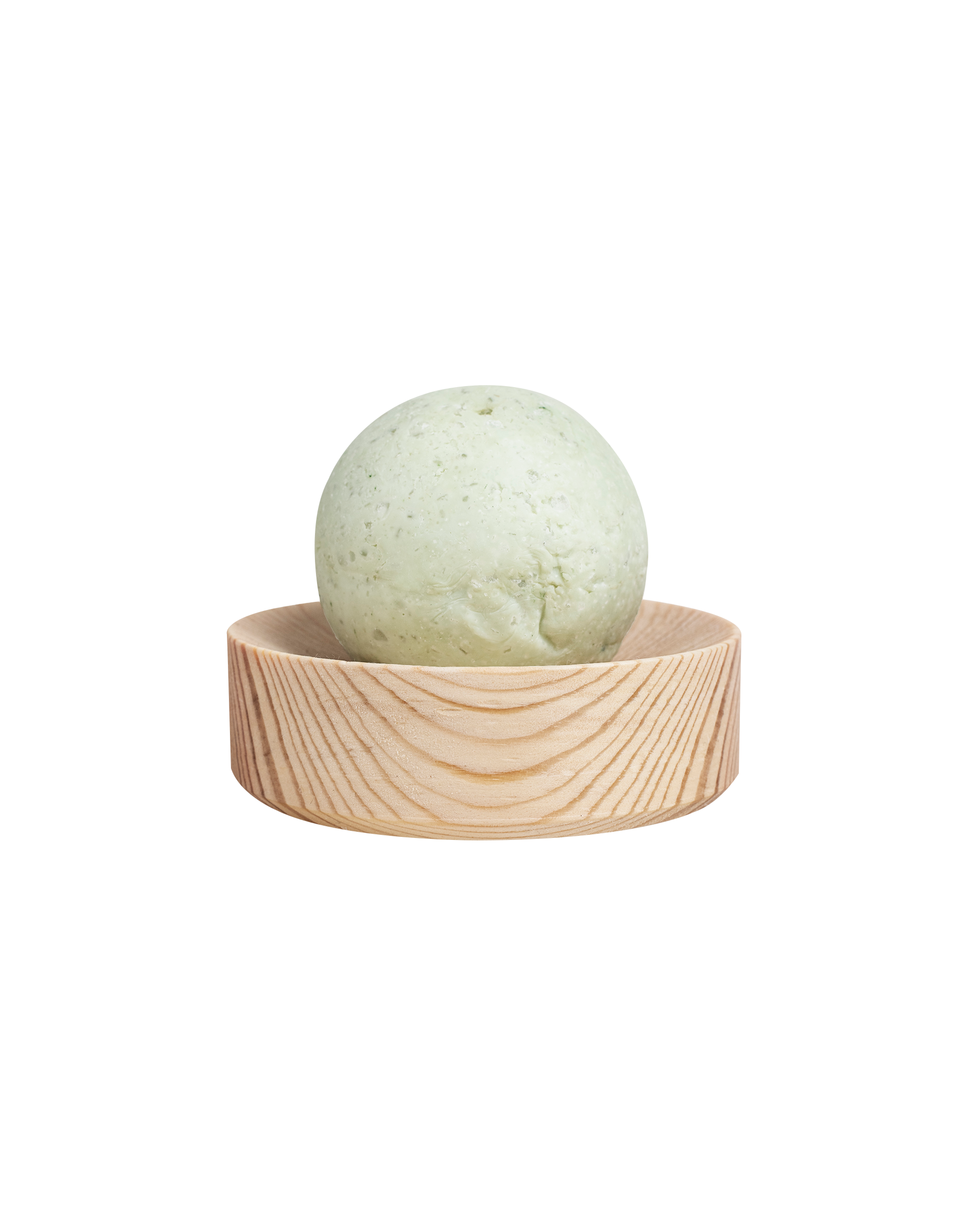 eucalyptus-lemon salt soap set natural round