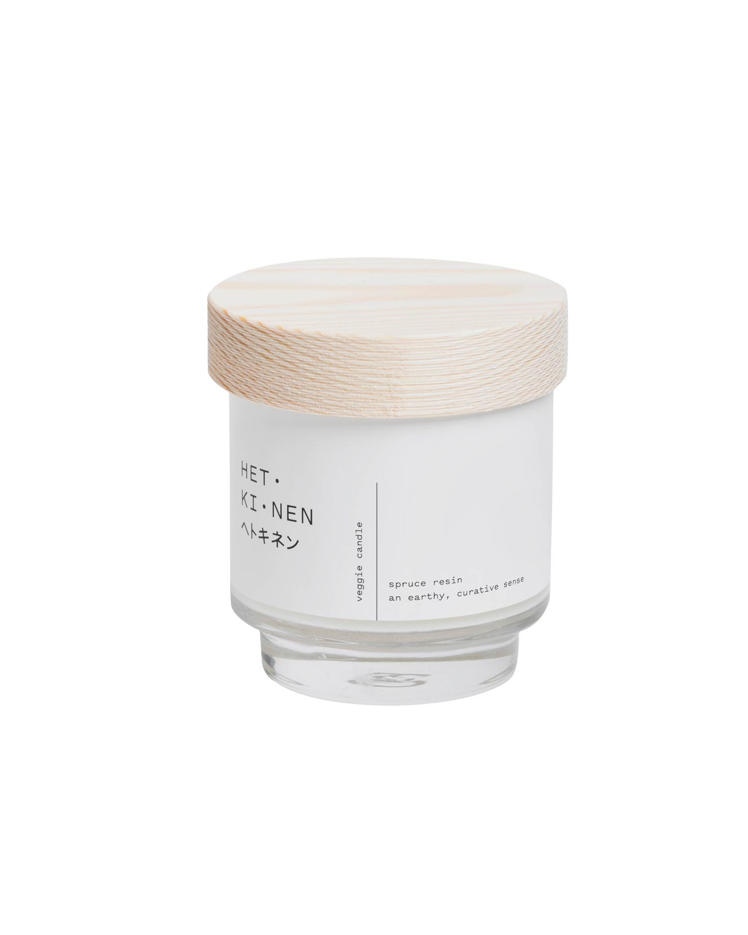 veggie candle spruce resin