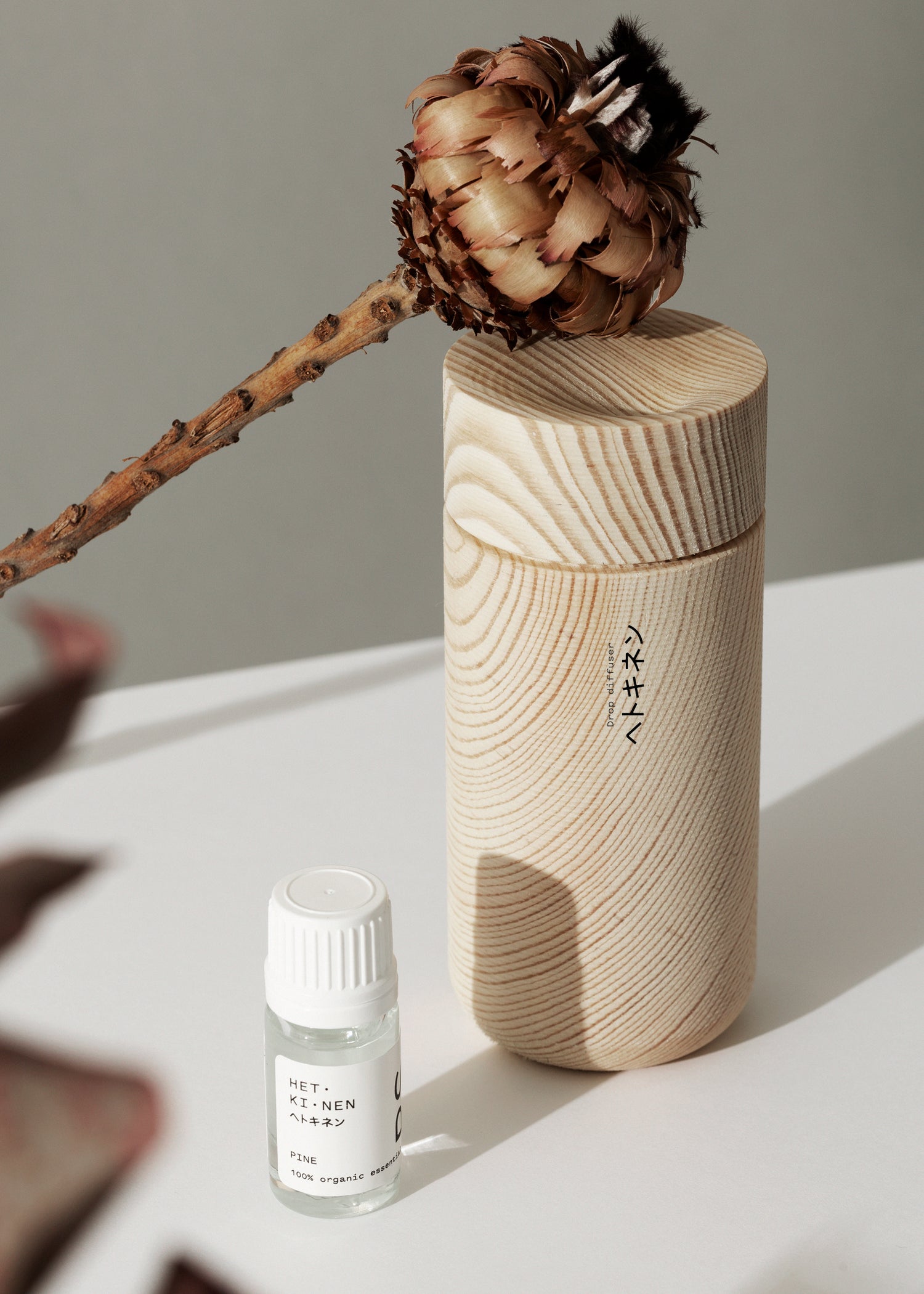 drop diffuser set with selected essential oils